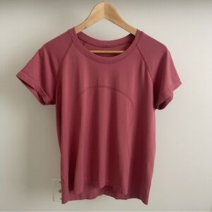 Lululemon Short Sleeve Swiftly Tech Tee – Size 10 – Rose Mauve